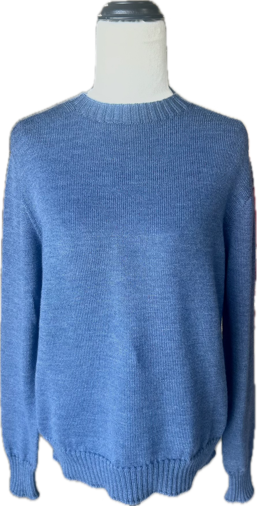 Kangaroo Island Wool Cygnet Crew in the colour Storm Blue