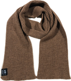 Kangaroo Island Wool Tisby Scarf in the colour Bark