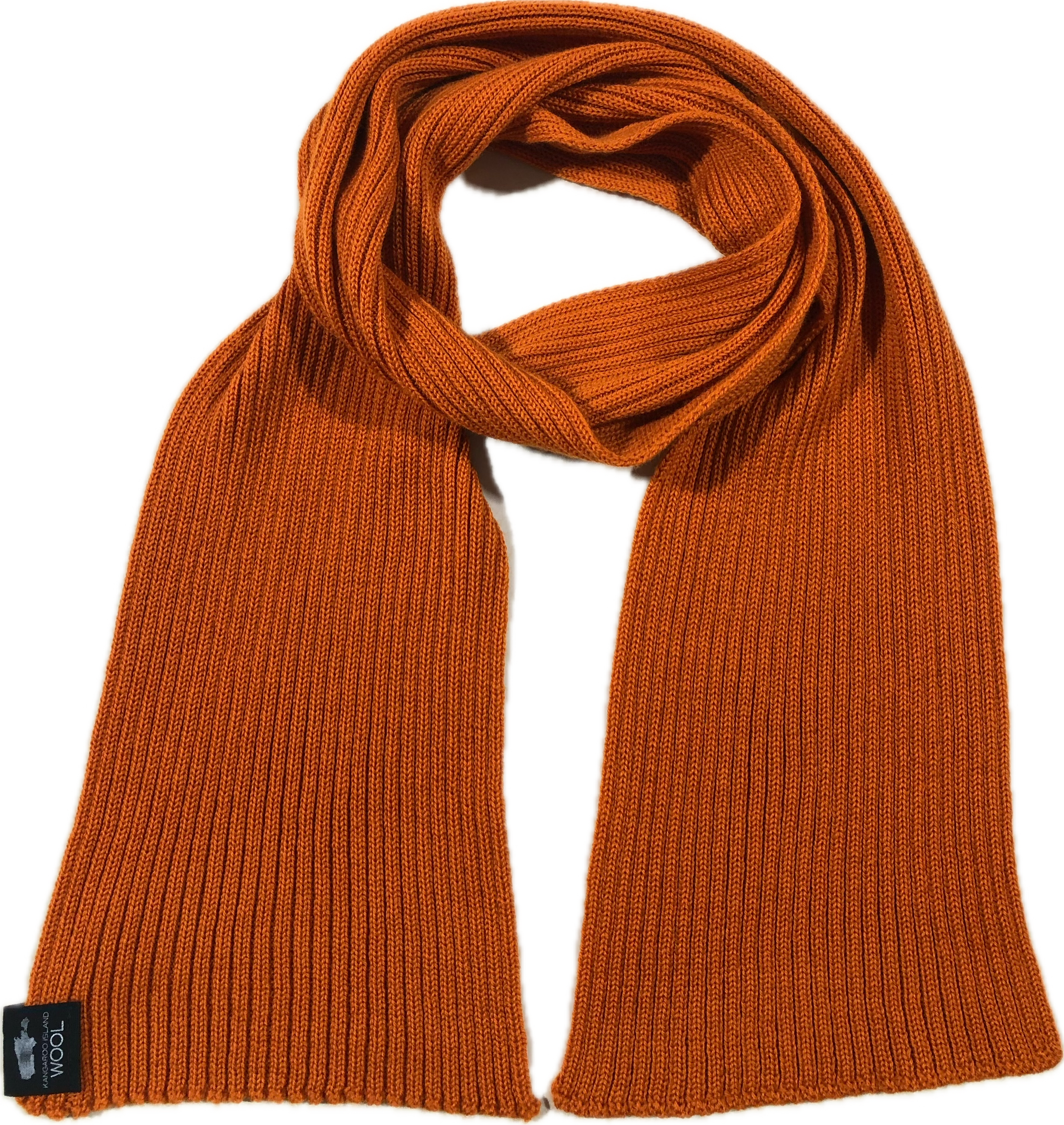 Kangaroo Island Wool Tisby Scarf in the colour Lichen