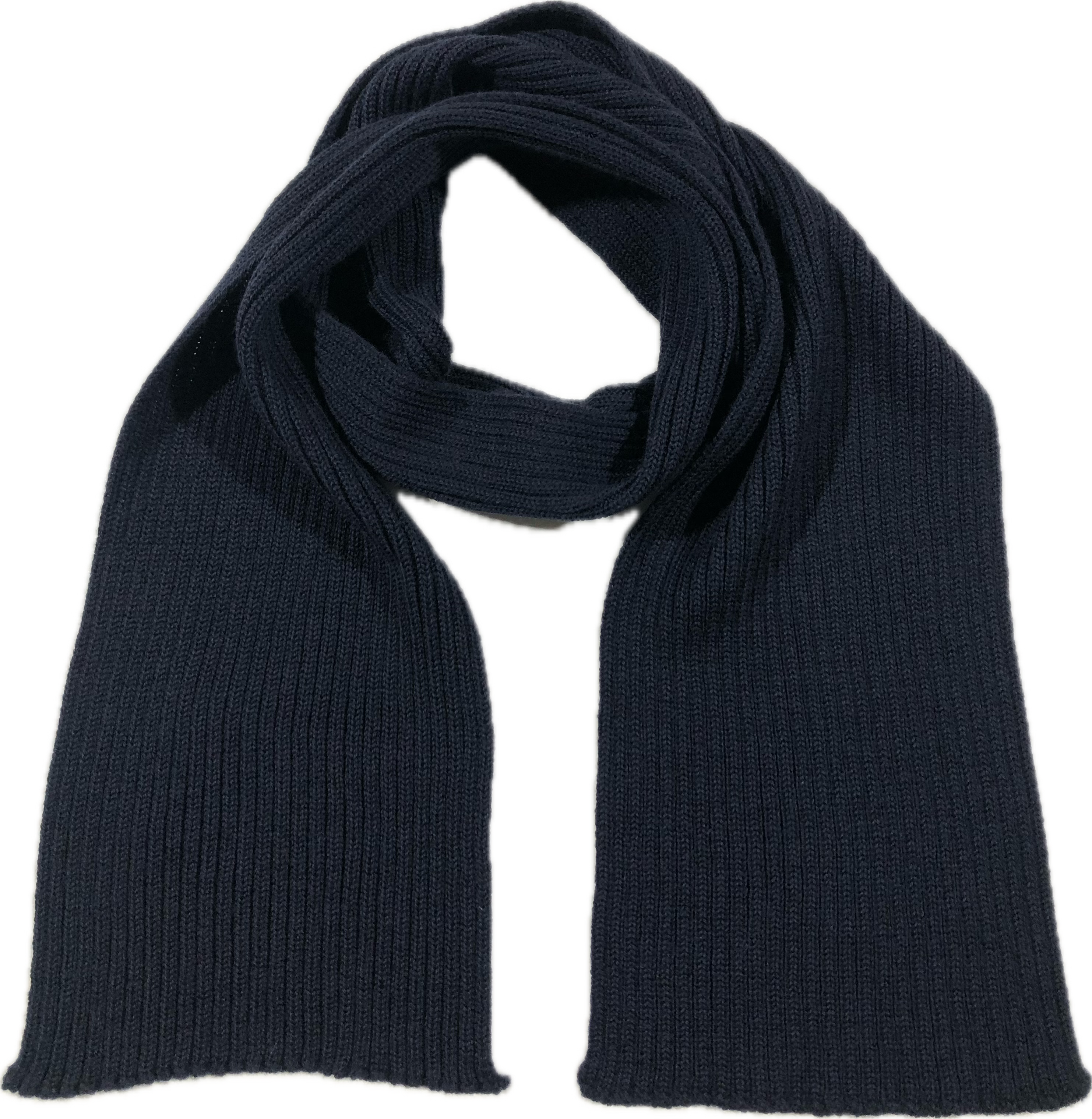 Kangaroo Island Wool Tisby Scarf in the colour Navy