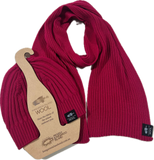 Kangaroo Island Wool Tisby Scarf and Willson Rib Beanie in Impressa