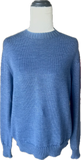 Kangaroo Island Wool Cygnet Crew in the colour Storm Blue