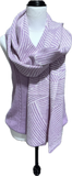 North Cape Wrap in Orchid and Shell Pink Kangaroo Island Wool